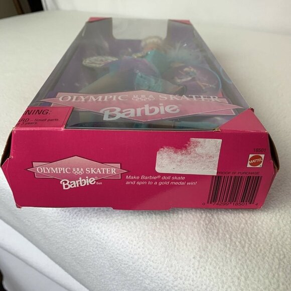 New Barbie USA Olympic Skater Barbie Doll 18501 Vintage 1997 Unopened - Picture 6 of 8